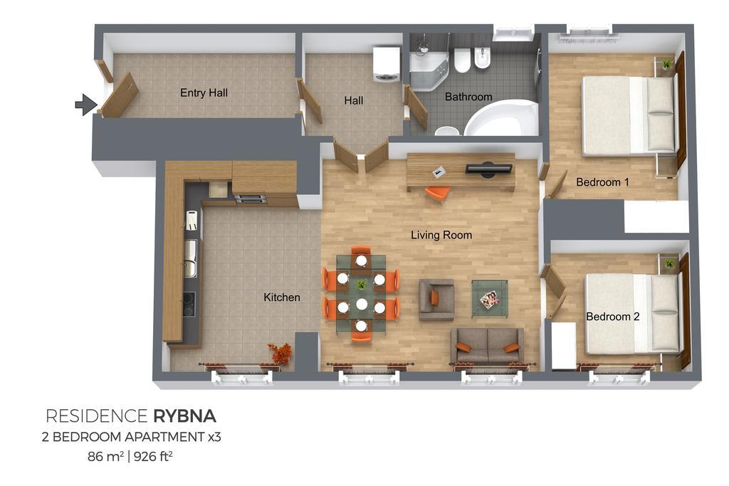 Residence Rybna Prague Room photo